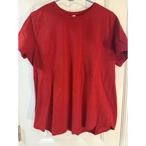 Lululemon Red T Shirt Shirt Women’s Size 14